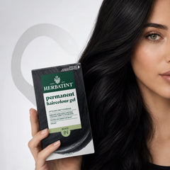 Herbatint Permanent haircolour gel 1N Black, 170 ml