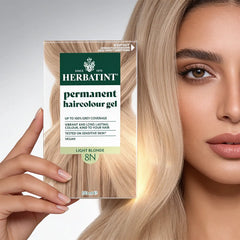 Herbatint Permanent haircolour gel 8N Light Blonde, 170 ml