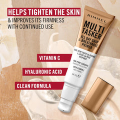 Rimmel London Multi-Tasker All Day Grip & Breathable Primer (24ml) برايمر ريميل لندن مالتيتاسكر أول دي جريب المسامي لتثبيت المكياج