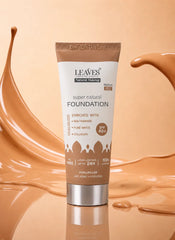 Leaves Foundation Super Naturals Shade 002 Dark Beige