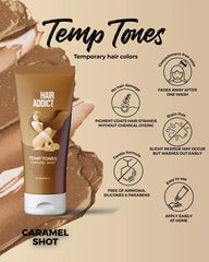 The Hair Addict Temporary Hair Color 88Ml Caramel Shot