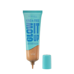 Rimmel London Kind & Free Glow It Up Moisturising Skin Tint كريم أساس ومُرطب بشرة ريميل لندن كايند آند فري جلو إت أب المضيء