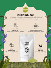The Hair Addict Henna For Hair 100Gm Pure Indigo