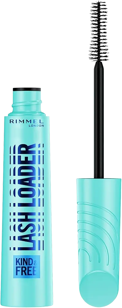 Rimmel London Kind & Free Lash Loader Mascara - 004 Azure Blue (9.5ml)         ماسكارا ريميل لندن كايند آند فري لاش لودر لتكثيف الرموش - درجة 004 أزرق