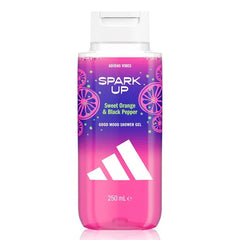 Adidas Vibes Spark Up Good Mood Shower Gel (250ml)    شاور جل أديداس فايبز سبارك أب - 250 مل (جل استحمام منشط ومحسن للمزاج)