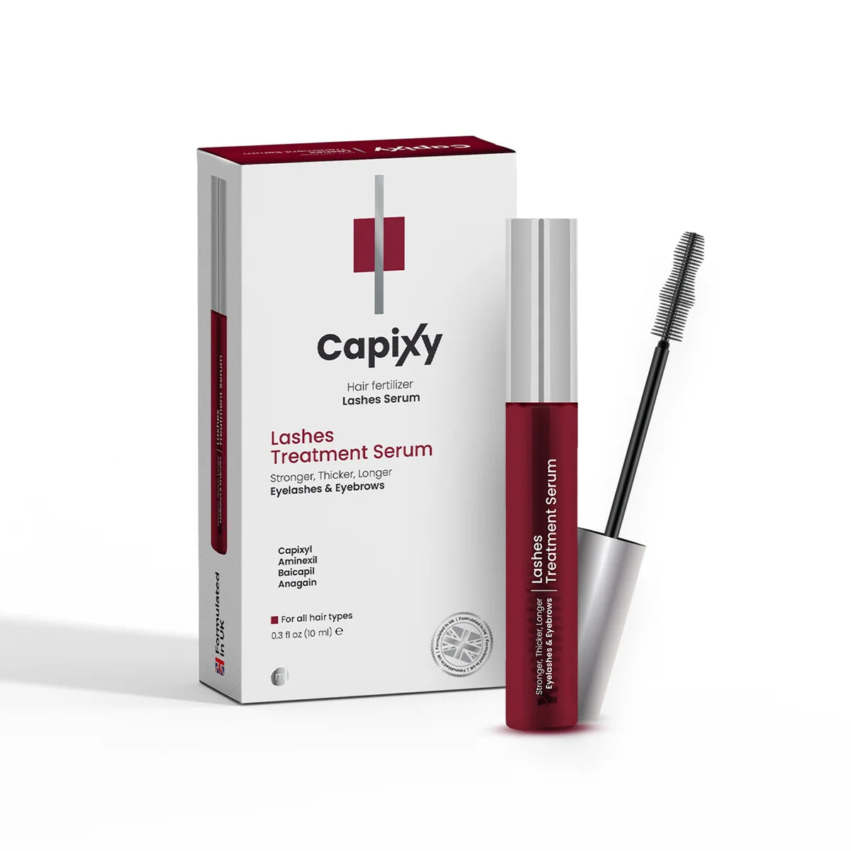 Capixy Advanced Eyelash & Eyebrow Treatment Serum - 10ml       سيروم كابيكسي المطور لتطويل وتكثيف الرموش والحواجب - 10 مل