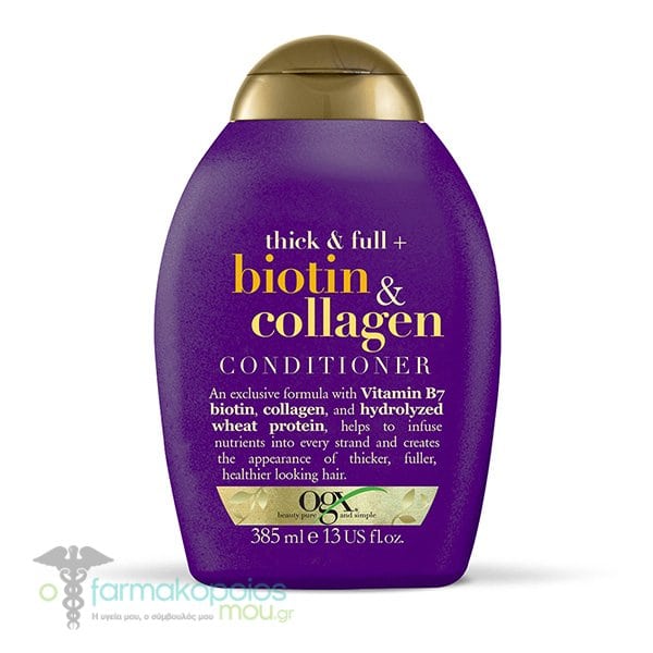 OGX Thick & Full + Biotin & Collagen Shampoo 385ml