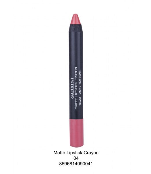 Gabrini Matte Lipstick Crayon Rich Color 04