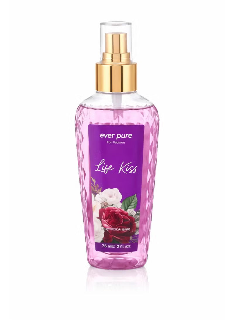 Ever pure Fragrance Mist for Women Life Kiss 75ml
