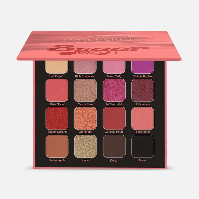 FOREVER 16 Color Eyeshadow Palette - Sugar Breeze