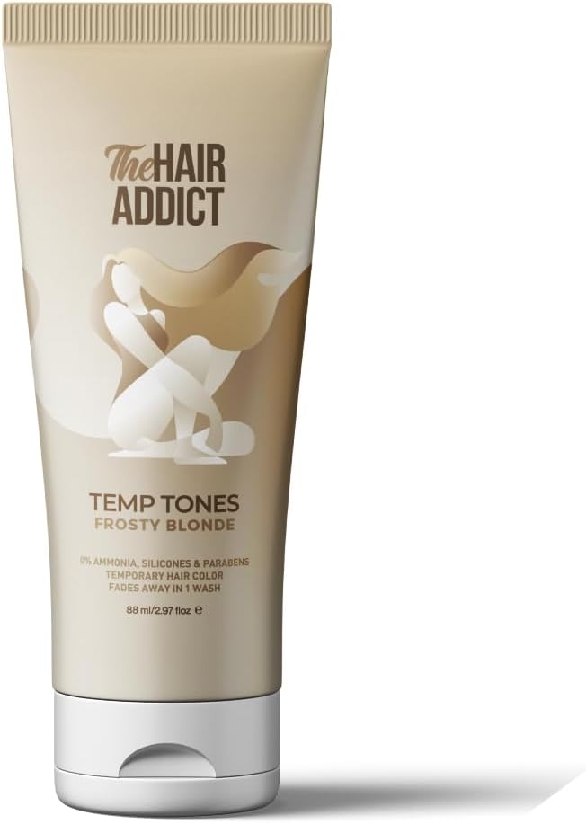 Temp Tones Temporary Hair Dye, Frosty Blonde, 88 ml
