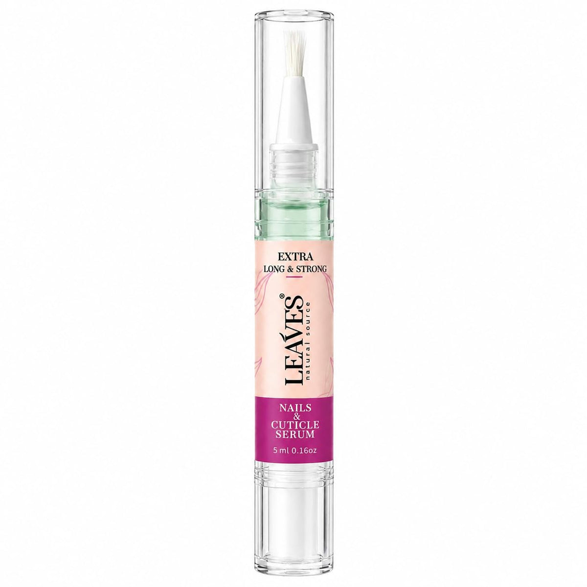 leaves serum for nails and surrounding skin (cuticles)
