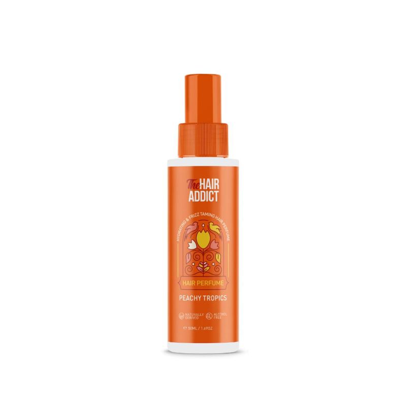 THE HAIR ADDICT HAIR PERFUME WITH A TROPICAL PEACH SCENT 50ML