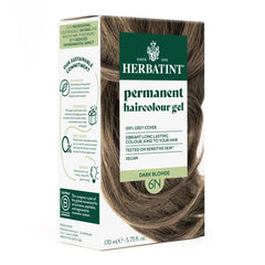 Herbatint Permanent haircolour gel 6N Dark Blonde, 170 ml
