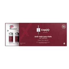(Capixy Anti Hair Loss Vials Hair Treatment - 70ml (7 Vials   أمبولات كابيكسي بالكابيكسيل والريدينسيل لعلاج تساقط الشعر المكثف - 70 مل (7 أمبولات)