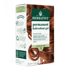 Herbatint Permanent haircolour gel 7R Copper Blonde, 170 ml