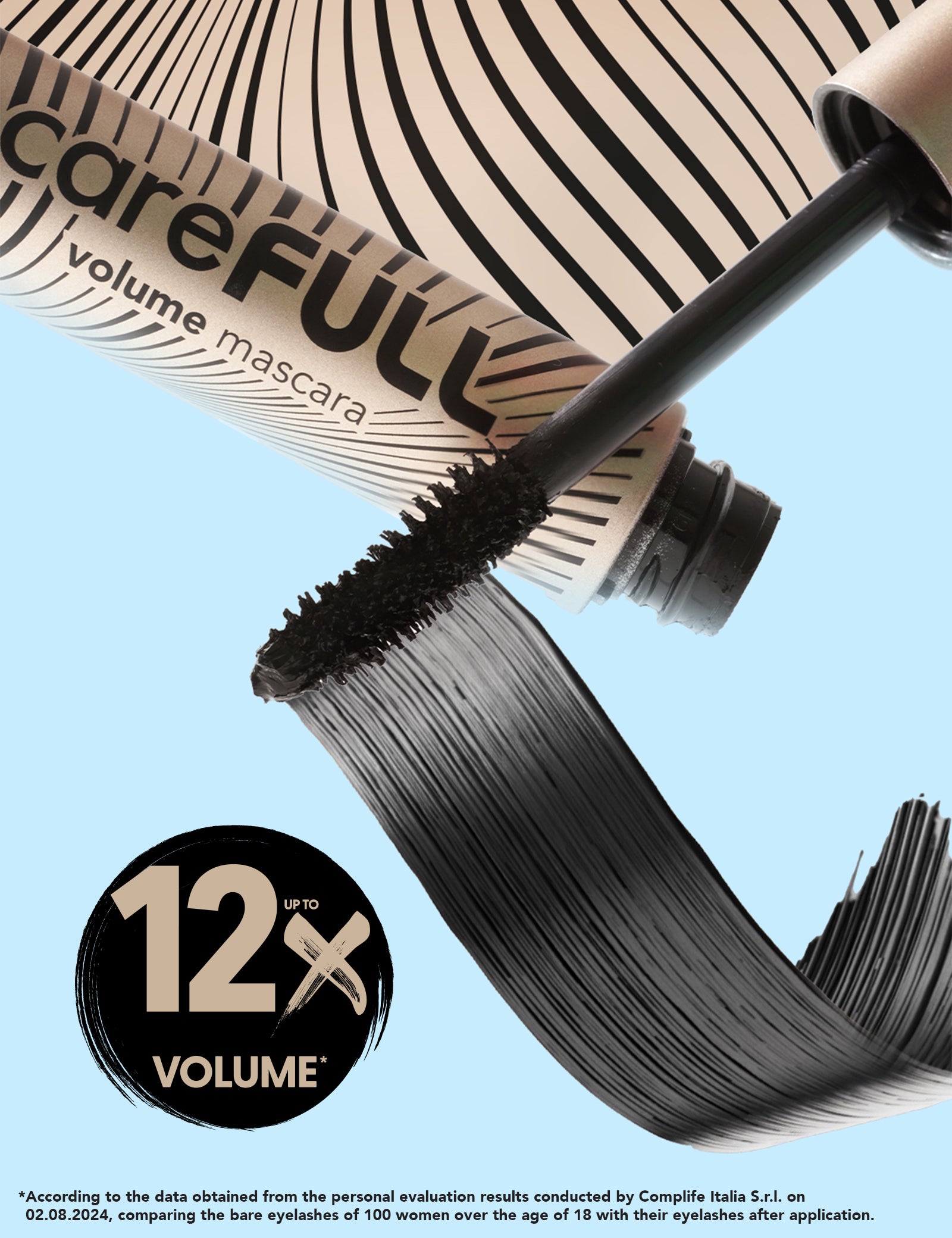 Flormar CareFULL Volume Mascara  000 Black
