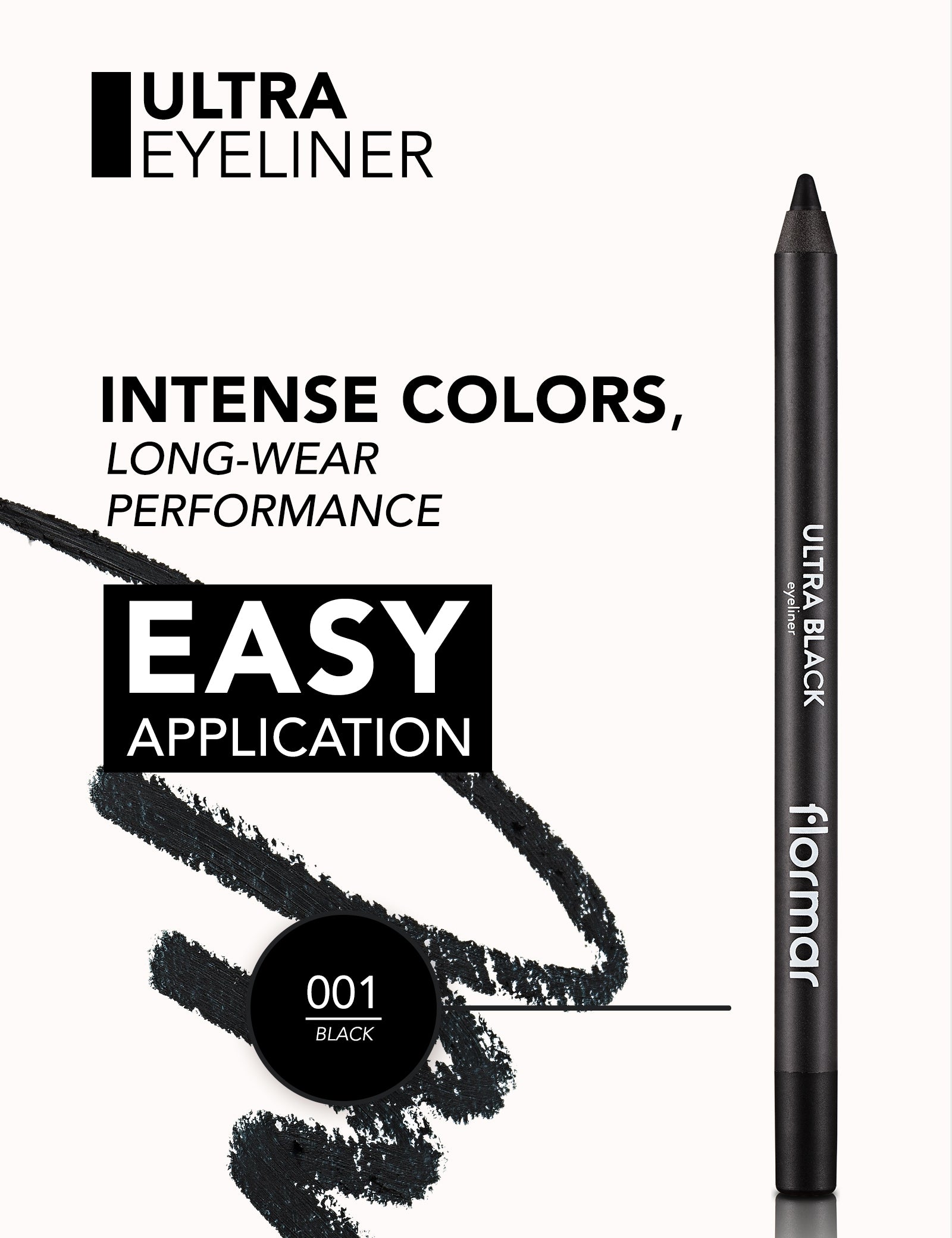 FLORMAR eyeliner ultra black