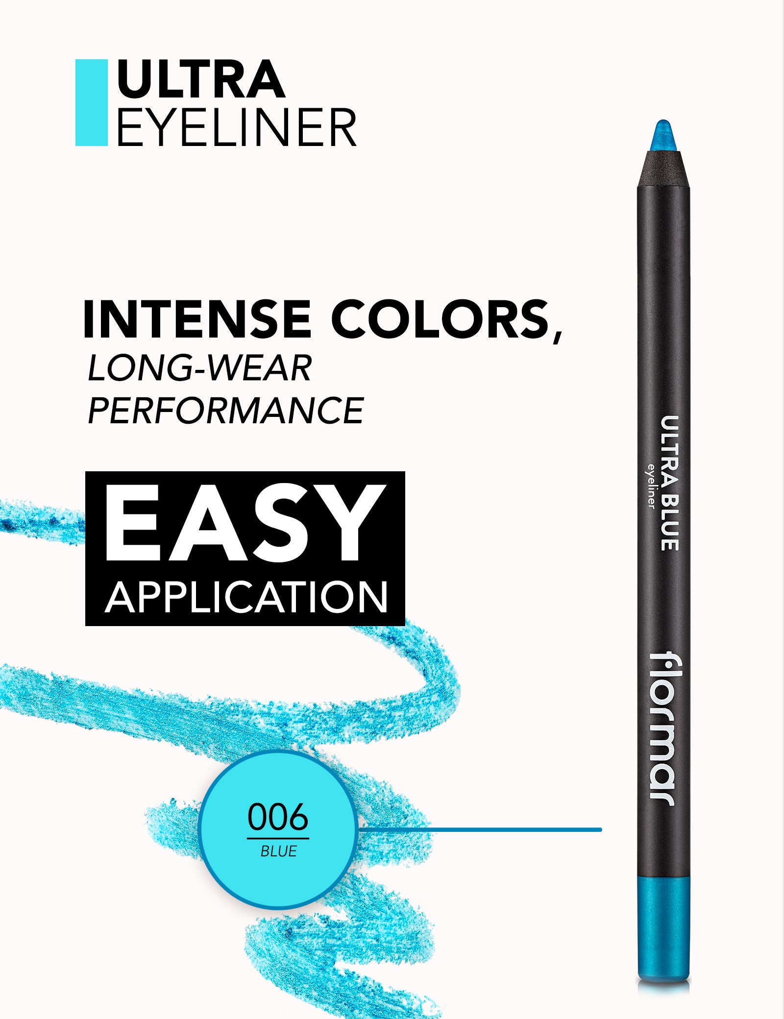 FLORMAR eyeliner ultra black