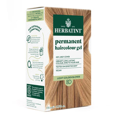 Herbatint Permanent haircolour gel 8D Light Golden Blonde, 170 ml