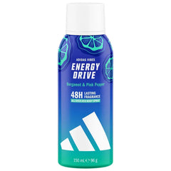 Adidas Vibes Energy Drive All-Over Deo Body Spray 150ml     سبراي معطر ومزيل عرق للجسم أديداس فايبز إنرجي درايف 150 مل
