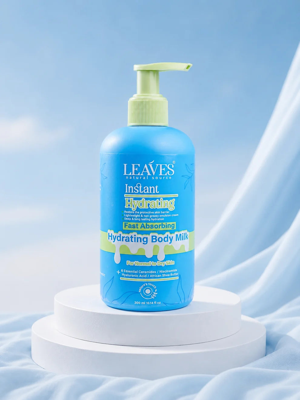 Leaves Hydrating Body Milk – Fast-absorbing hydration that lasts up to 72 hours