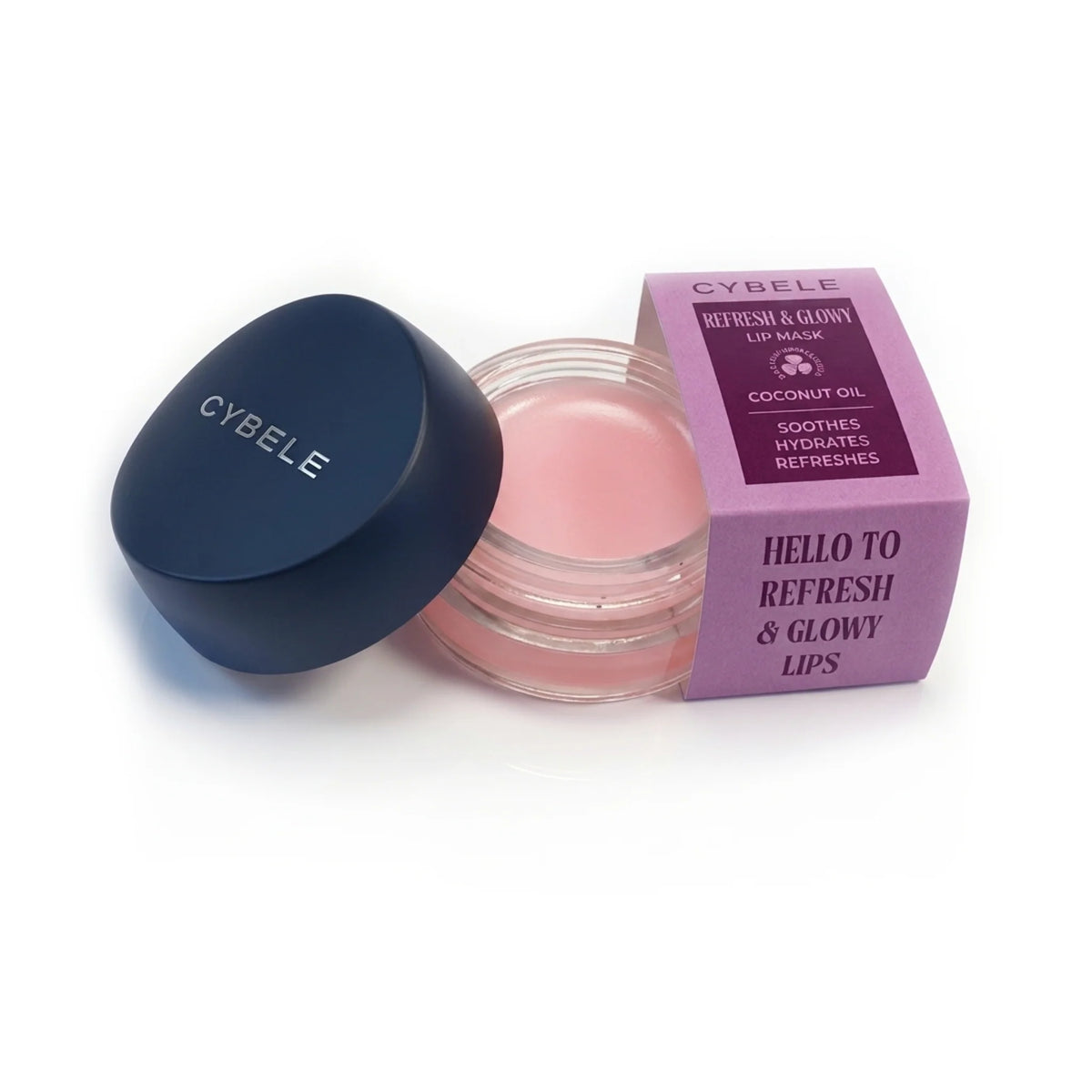 CYBELE Refresh & Glowy Lip Mask - 5g     قناع الشفاه ريفريش آند غلوي المنعش والمتألق من سيبال - 5 جرام