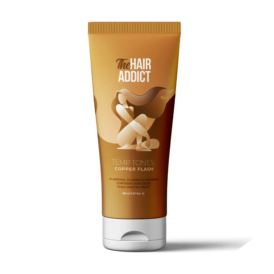 the Hair  Addict Temporary Hair Color 88Ml Copper Flash