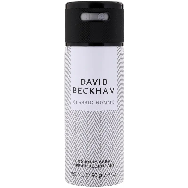 David Beckham Classic Homme Deodorant Body Spray 150ml        سبراي معطر ومزيل عرق ديفيد بيكهام كلاسيك هوم 150 مل