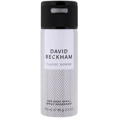 David Beckham Classic Homme Deodorant Body Spray 150ml        سبراي معطر ومزيل عرق ديفيد بيكهام كلاسيك هوم 150 مل