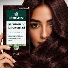 Herbatint Permanent haircolour gel 4N Chestnut, 170 ml
