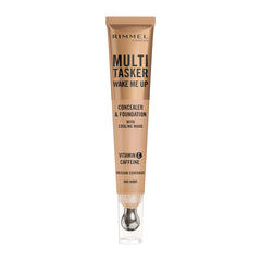 Rimmel London Multi-Tasker Wake Me Up Concealer & Foundation    كريم أساس وكونسيلر ريميل لندن مالتيتاسكر ويك مي أب المنشط للبشرة