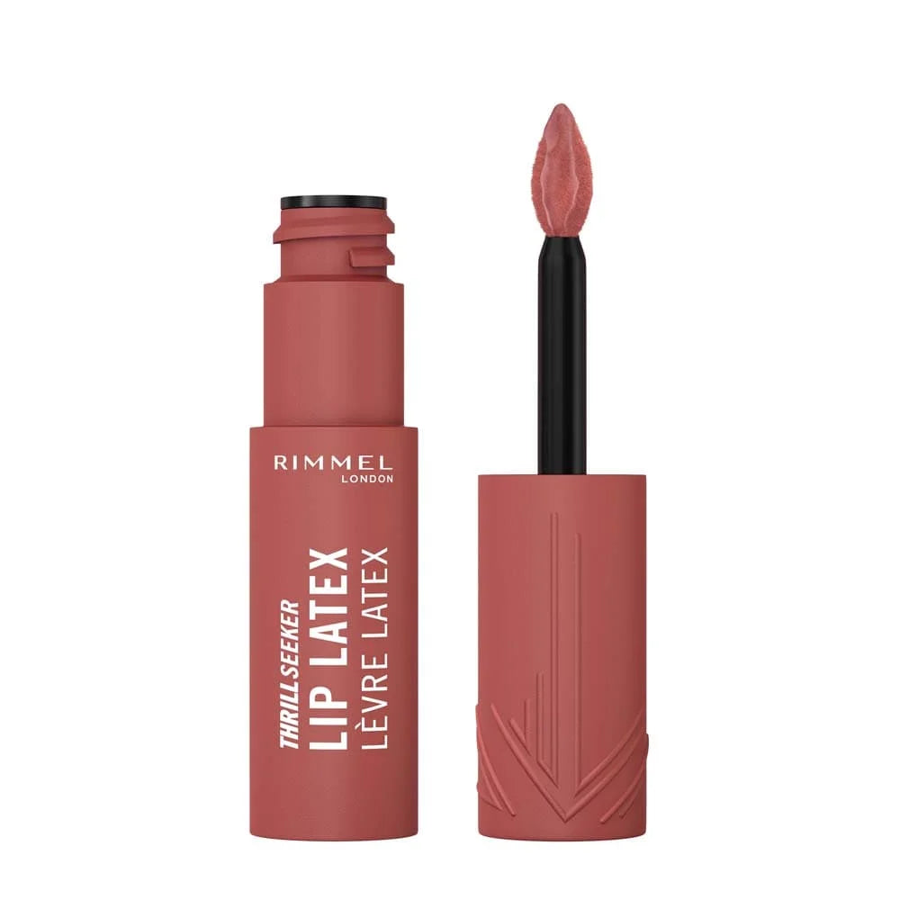 Rimmel London Thrill Seeker Lip Latex Liquid Lipstick      أحمر شفاه سائل ريميل لندن ثريل سيكر ليب لاتكس عالي اللمعان