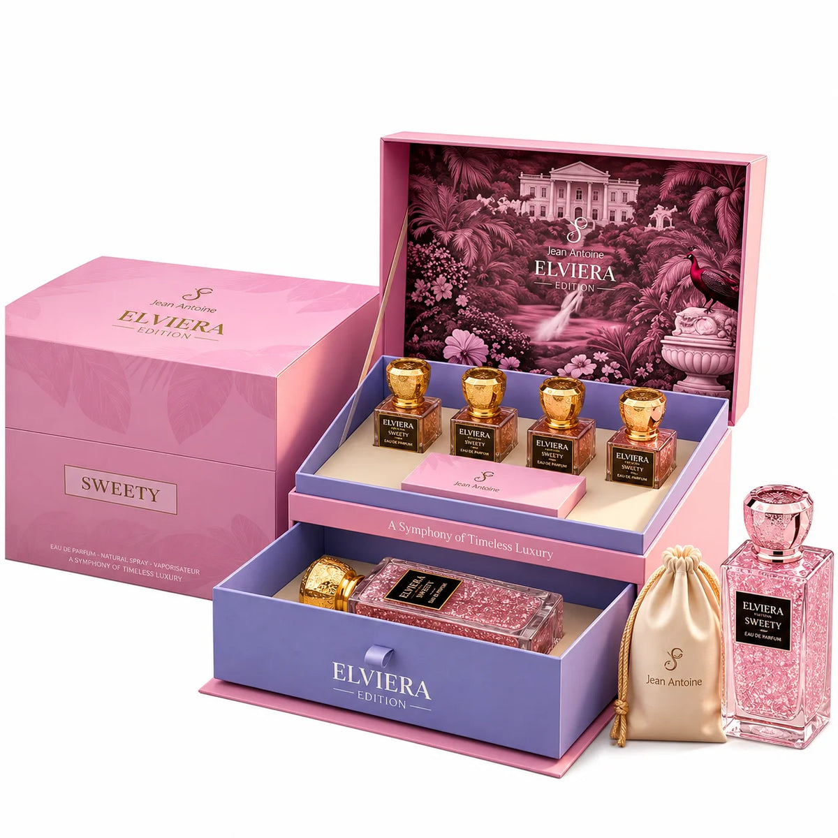 Jean Antone ELviera Edition Sweety 200ml+15ml+4pcs