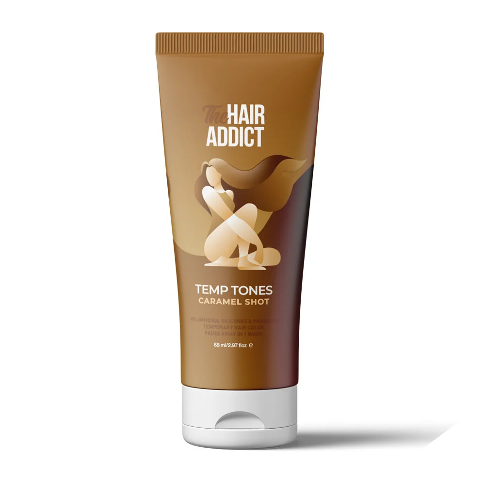 The Hair Addict Temporary Hair Color 88Ml Caramel Shot