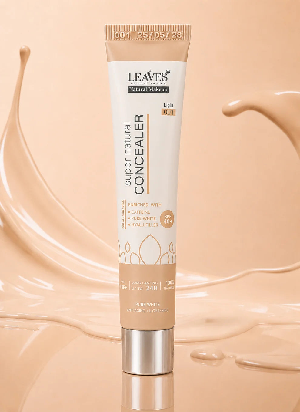 LEAVES Super Natural Concealer Eye Contour Concealer (Shade Fair Light 001)
