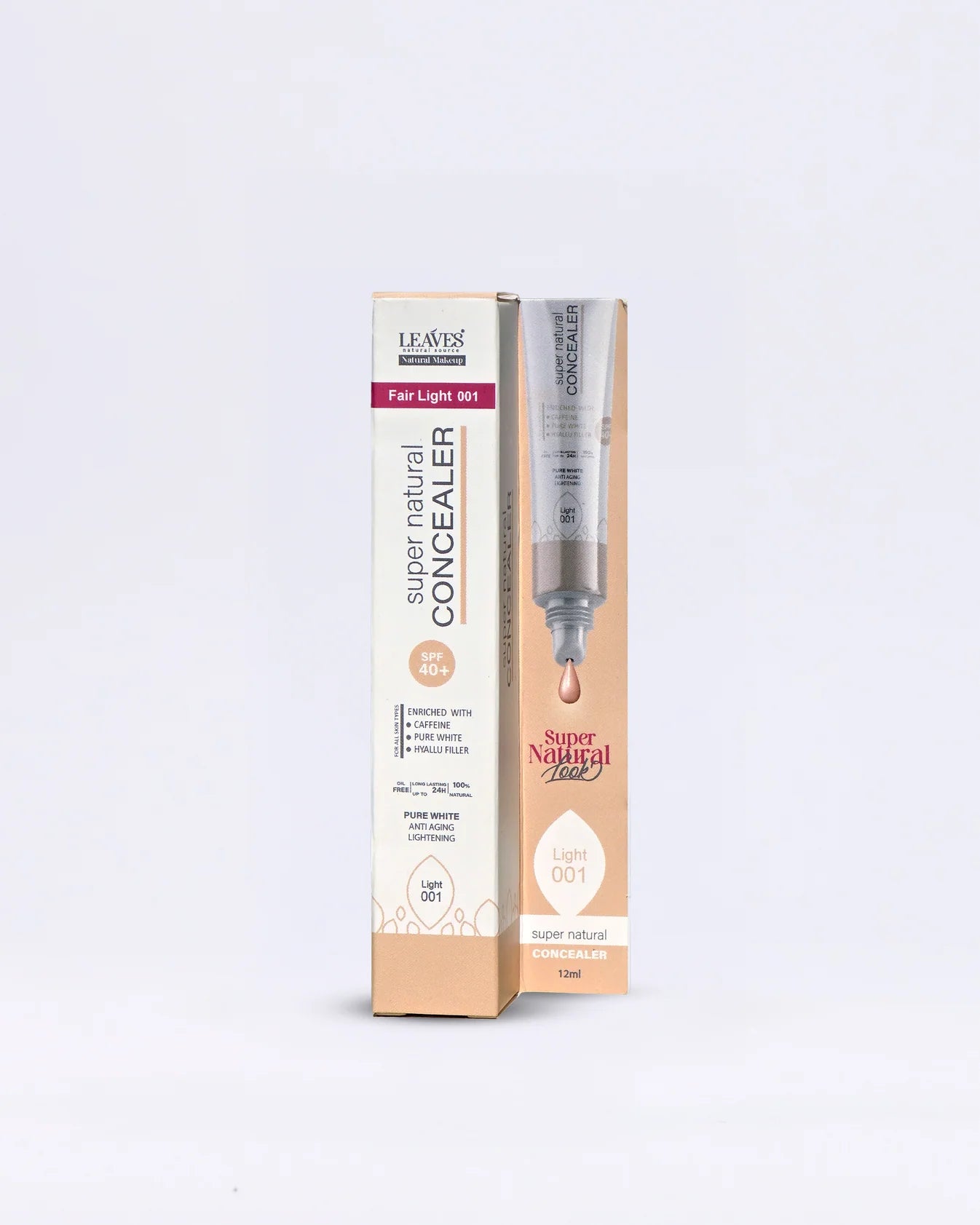 LEAVES Super Natural Concealer Eye Contour Concealer (Shade Fair Light 001)
