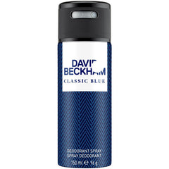 David Beckham Classic Blue Deodorant Body Spray 150ml  سبراي معطر ومزيل عرق ديفيد بيكهام كلاسيك بلو 150 مل