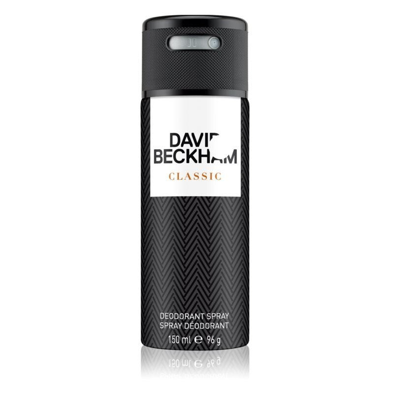 David Beckham Classic Deodorant Body Spray 150ml    سبراي معطر ومزيل عرق ديفيد بيكهام كلاسيك 150 مل