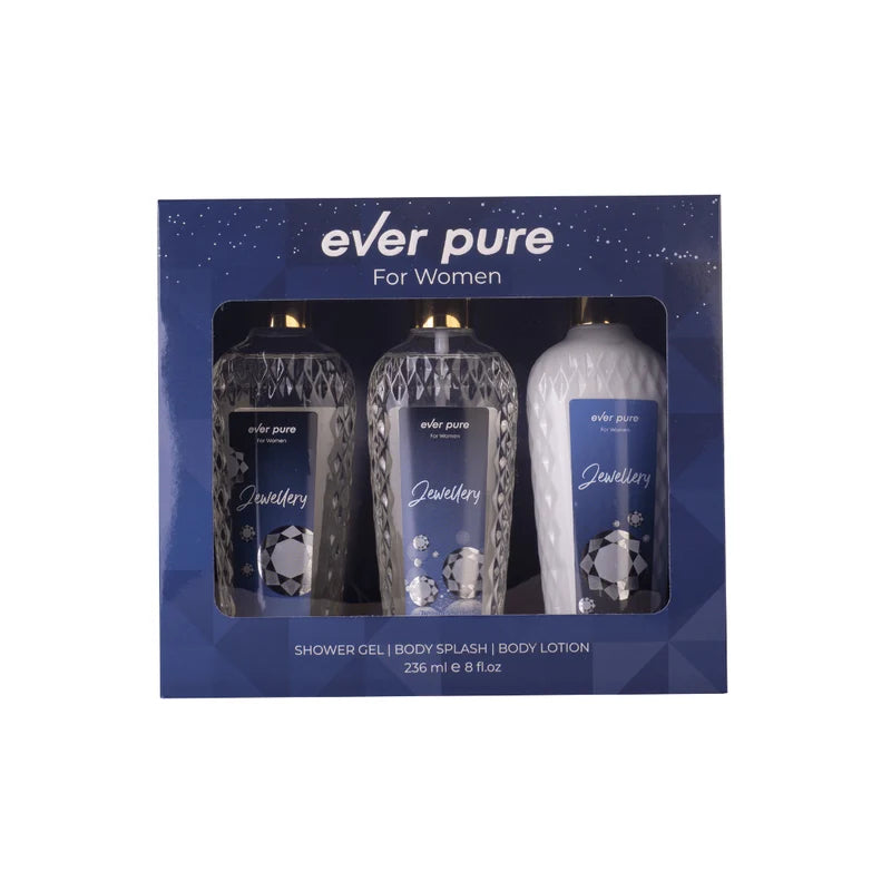 Ever pure Jewellery  Body Lotion + Body Splash + Shower Gel - 3*236ml