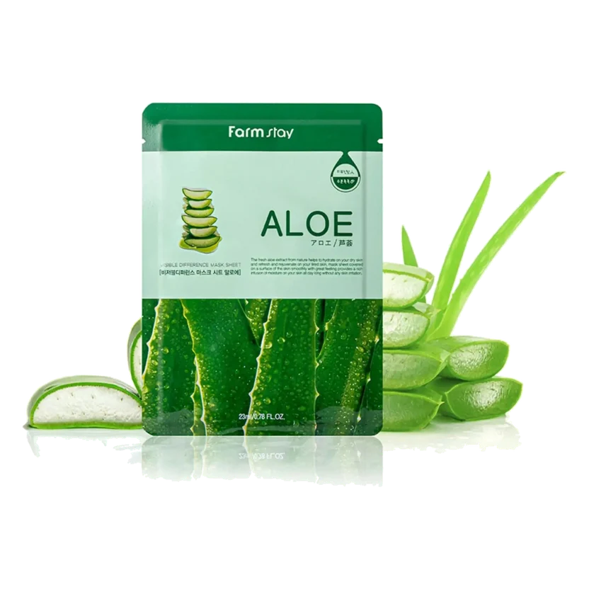 Farmstay – Visible Difference Mask Sheet – Aloe – 1pcs