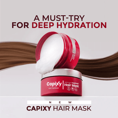 Capixy Deep Conditioning & Repairing Hair Mask - 250ml  ماسك كابيكسي بالكابيكسيل وزيت الأرجان لإصلاح وترطيب الشعر التالف - 250 مل