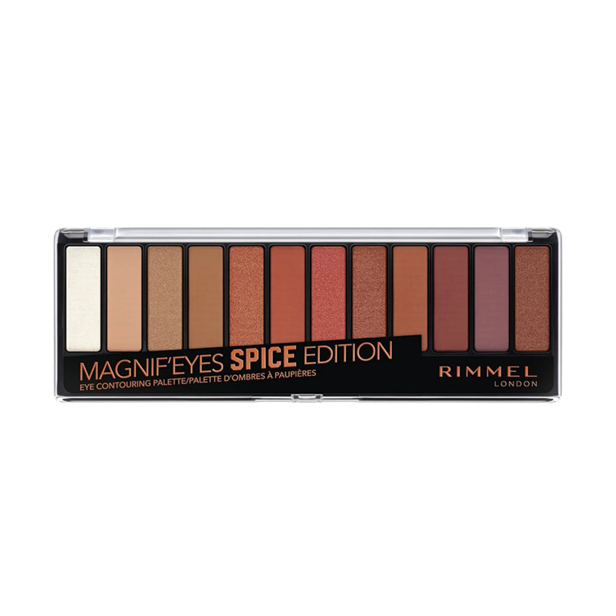 Rimmel London Magnif'Eyes Eye Shadow Palette - 005 Spice Edition (14.2g)  بالت آيشادو ريميل لندن ماجنيفاي آيز لتحديد العيون - إصدار سبايس إديشن