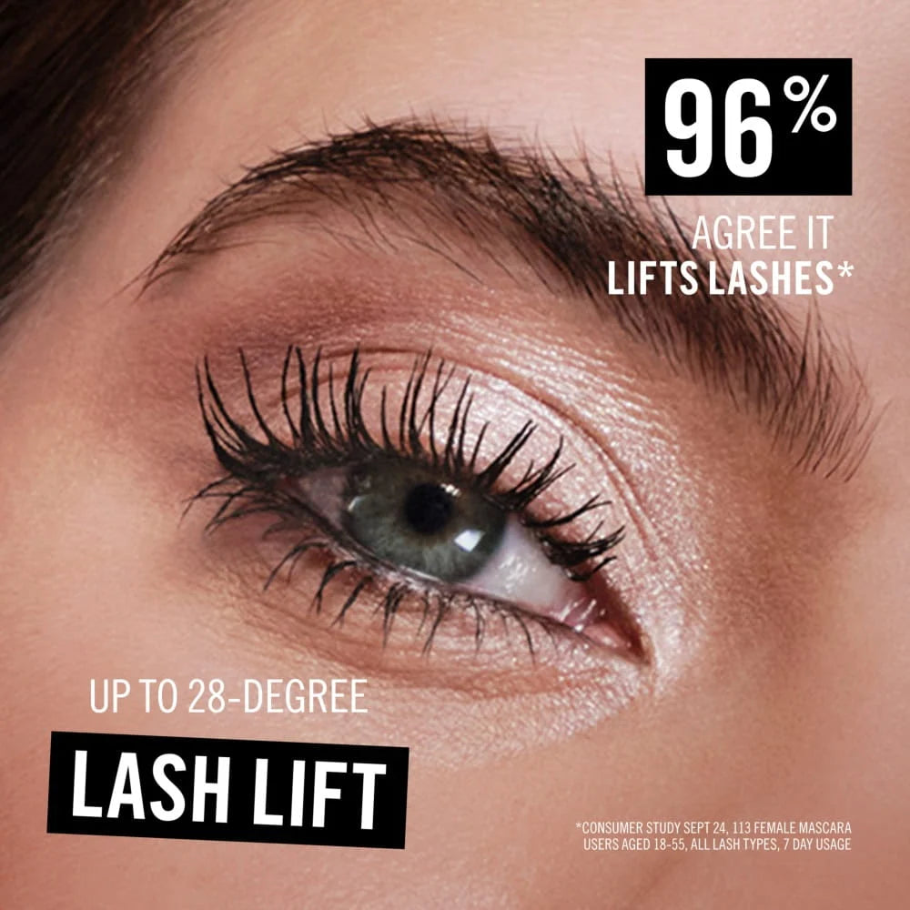 Rimmel London Thrill Seeker Mega Lift Mascara - 001 Black (12.5ml)    ماسكارا ريميل لندن ثريل سيكر ميجا ليفت لرفع وتكثيف الرموش - درجة 001 أسود (12.5 مل)