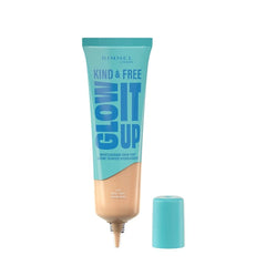 Rimmel London Kind & Free Glow It Up Moisturising Skin Tint   كريم أساس ومُرطب بشرة ريميل لندن كايند آند فري جلو إت أب المضيء