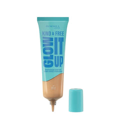 Rimmel London Kind & Free Glow It Up Moisturising Skin Tint   كريم أساس ومُرطب بشرة ريميل لندن كايند آند فري جلو إت أب المضيء