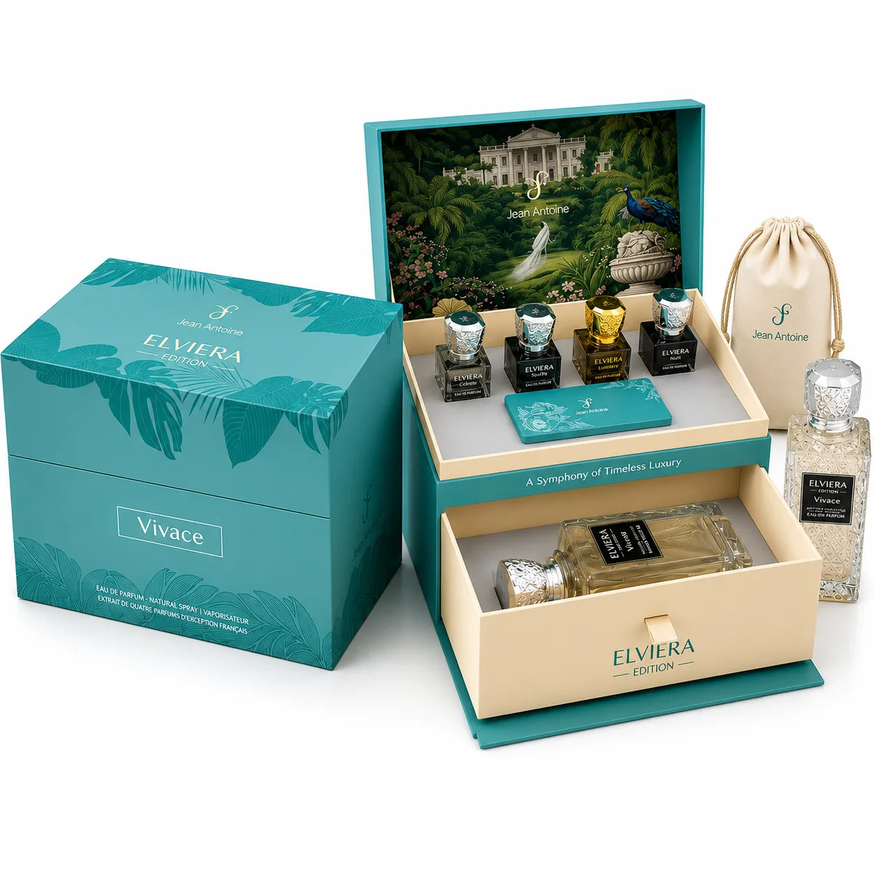 Jean Antone ELviera Edition Vivace 200ml+15ml+4pcs